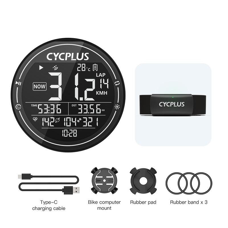 

CYCPLUS M2 Cycling Bicycle Accessories H2 Chest Strap Heart Rate Sensor ANT+ BLE Waterproof GPS Bike Computer Speedometer M2 H2