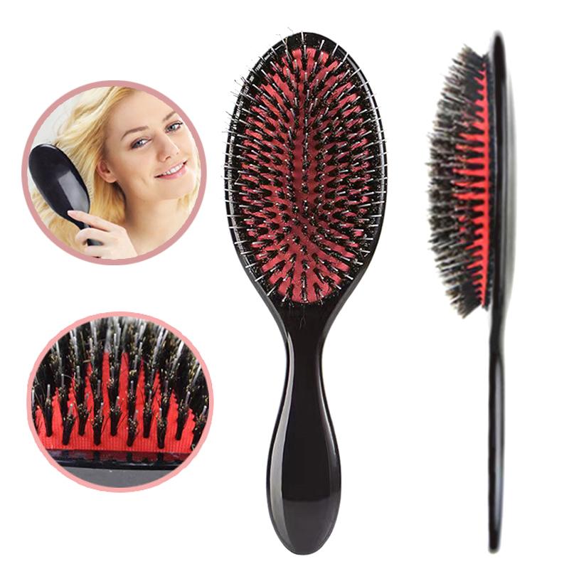 1Pc Oval Nylon Hair Comb Mini Anti-Static Hair Scalp Massage Comb Hairbrush Salon Hair Brush Styling Tool