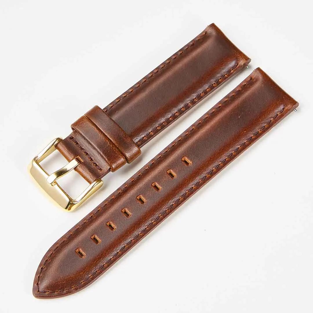 

Ремешок для часов из натуральной кожи с масляным воском 18 мм 20 мм 22 мм, ремешок из воловьей кожи для DW Daniel Wellington Classic Iconic, мужской и женский браслет-ремень 18mm