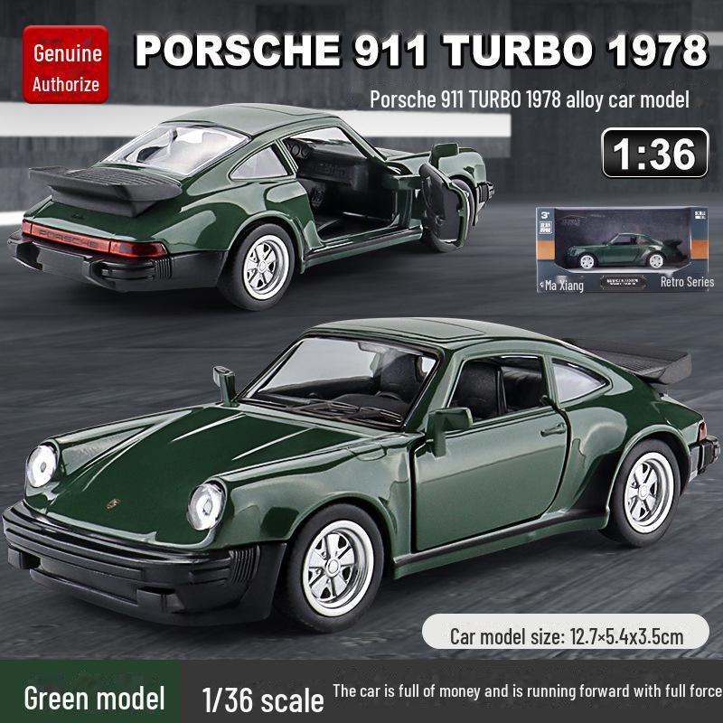 

Ретро Порше 911 1:36 Модель игрушечной машинки с инерционным механизмом из сплава для мальчиков