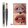 Double-Ended Lip Liner Lipstick Pencil Lip Combo- Moisturizing Semi-Matte Formula for Precise Lip Liner Definition and Color Filling