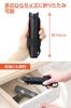 ELECOM Refresh Gun Universal Foldable Storage and Easy To Attach and Reiwa Style Arm, Portable, Remove, Backpack, Black, HCR-MGNTABK