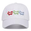 Embroidered Snapback Cap Cartoon Pattern Visor Hat Hip-hop Style Baseball Cap  For Camping Hiking