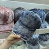 Washed and Broken Tie-dyed Denim Baseball Cap Men's Old Fashion Young Couple Versatile Face Small Casual Cap