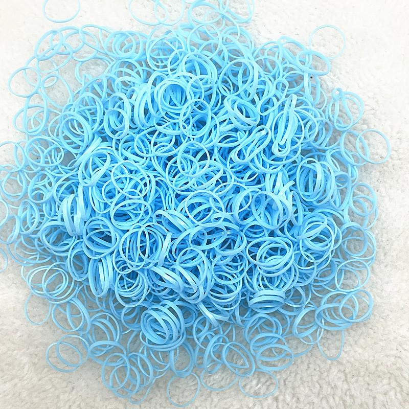 500pcs Cute Colourful Rubber Ring Disposable Elastic Hair Bands Ponytail Holder Rubber Band Scrunchies Kids Hair Accessorie