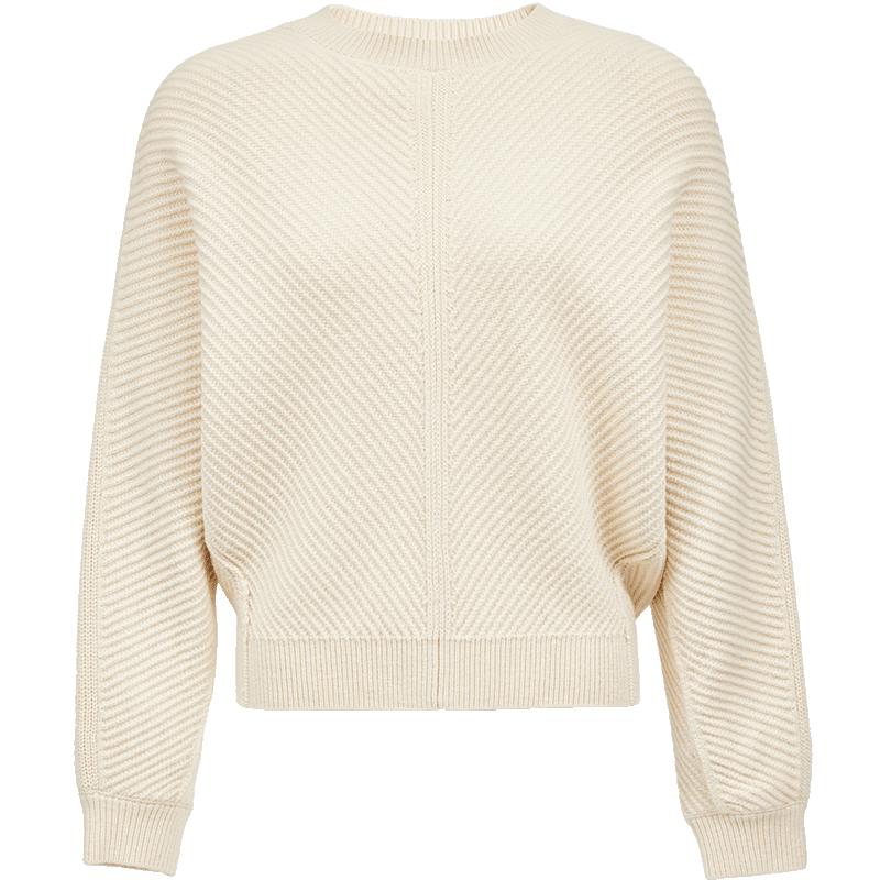 

VEROMODA Women s Merino Wool Blend Batwing Sleeve Knit Top S