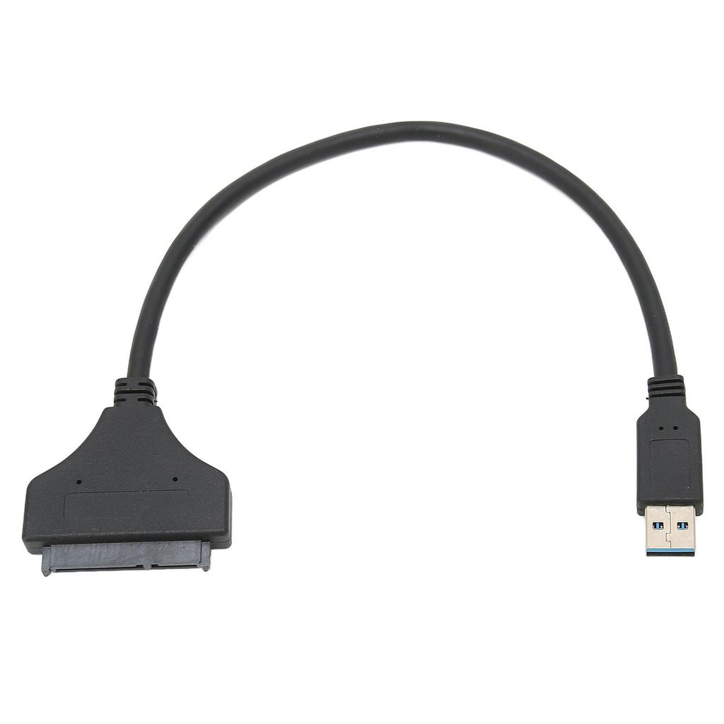 USB to SATA Adapter 6Gbps Transfer Speed ABS for 2.5in 7‑15mm HDD SSD with LED Indicator for Windows