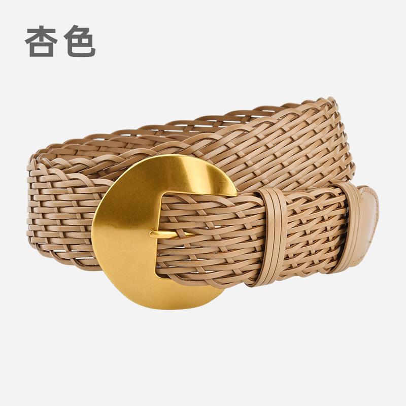 Ladies Simple Woven Decorative Belt Vintage Premium Bohemian Skirt Accessories Belt Women