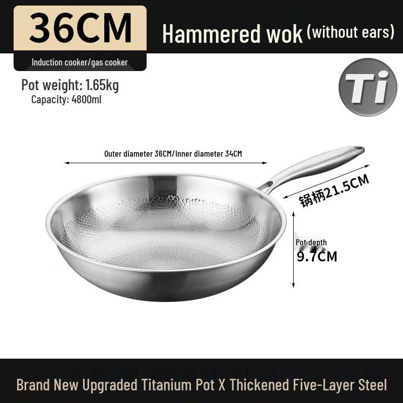 Non-stick Flat Bottom Wok