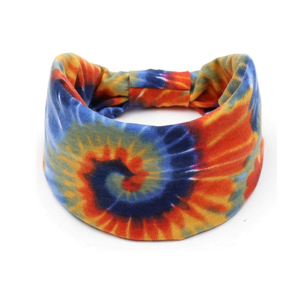 Bohemian Cashew Yoga Übung Stirnband Anti Schweiß und Feuchtigkeit Absorbieren Elastische Baumwolle Stirnband Knoten Stirnband