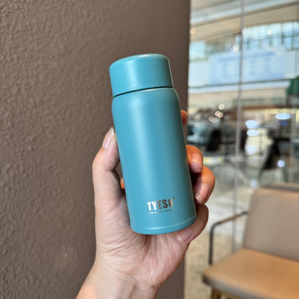 TYESO Pocket Mini Thermos Water Bottle 150ML Cute Small Stainless Steel Tumbler Cup Portable Thermal Insulation Coffee Water Cup
