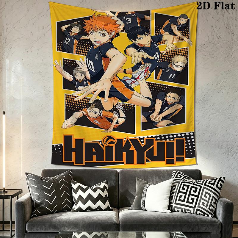 Haikyu Pattern Home Decor Tapestry, Wall Hanging, Decorative RV Wall Cloth.NGT0928073