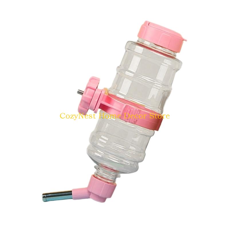 92MF Cage Mount Pet Water Dispenser Automatic Drinker Large Capacity Easy To Install