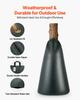 75.7 L Tree Watering Bags, 8 Pack 3-4 Hours Slow Release Gator Bags for Trees, Heavy Duty PE Tree Drip Irrigation Bag with Zipper, Durable & Reusable