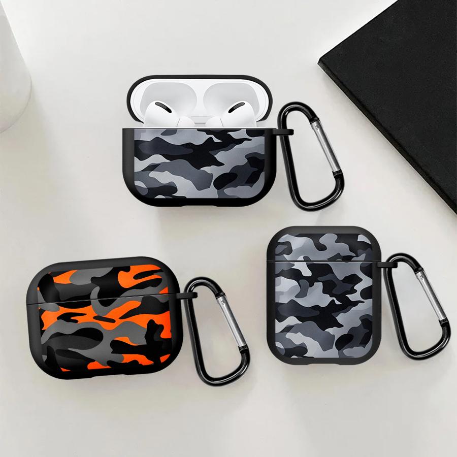 Case For Airpods 2 3 Pro3 1 Pro Pro2 4 Earphone Cases Cover Camouflage Design