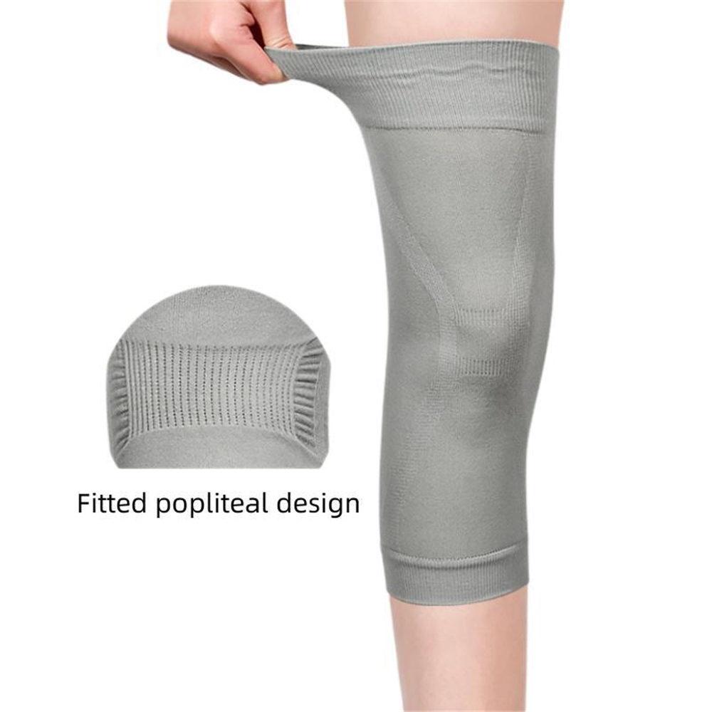 1 Par Knäskydd i Bambutyg Kompressionsknäskydd Stöd för Ledsmärta Artrit Löpning Fitness Sport Säkerhet