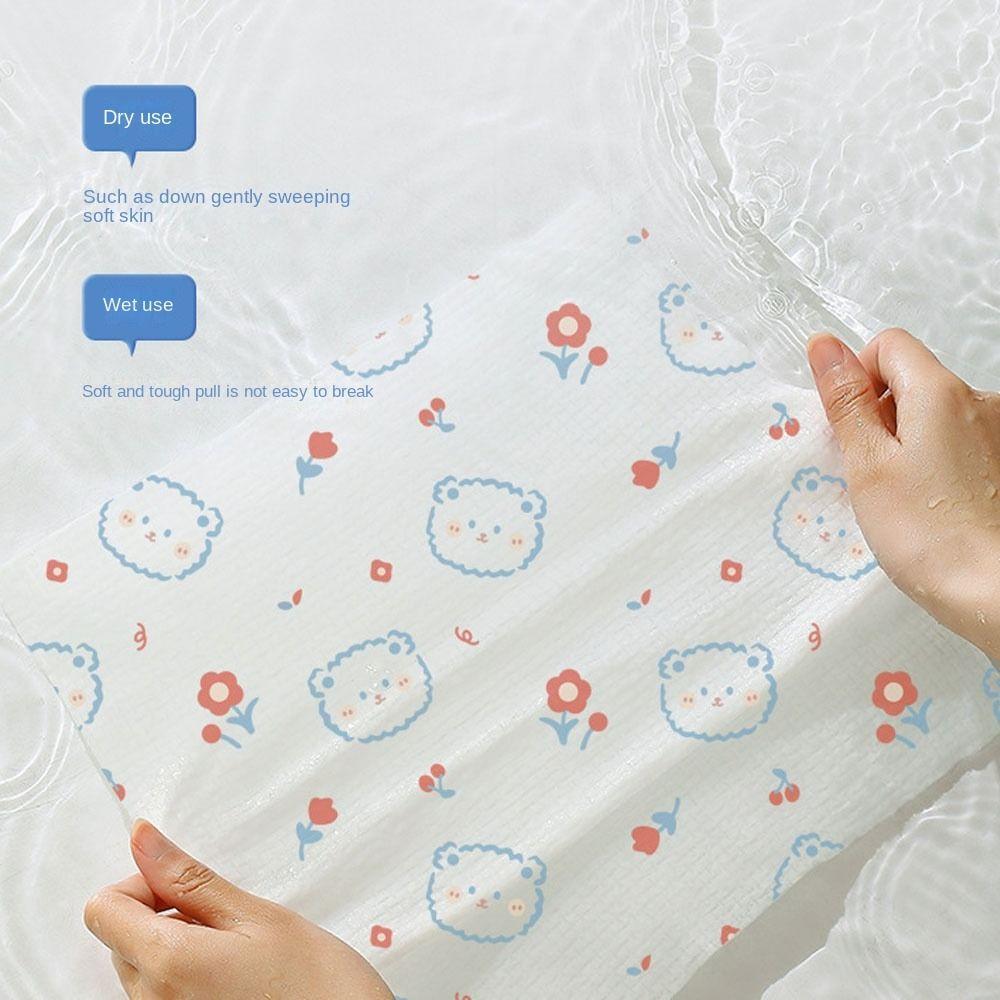 70x140cm Disposable Printed Bath Towel Thickened And Enlarged Washable Bath Towel