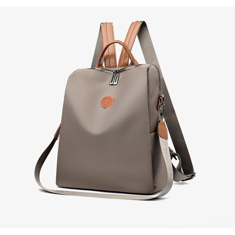 Backpack Women's 2025 New Trendy Simple Versatile Oxford Fabric Lightweight Large Capacity Travel Women's Commuter Shoulder Backpack