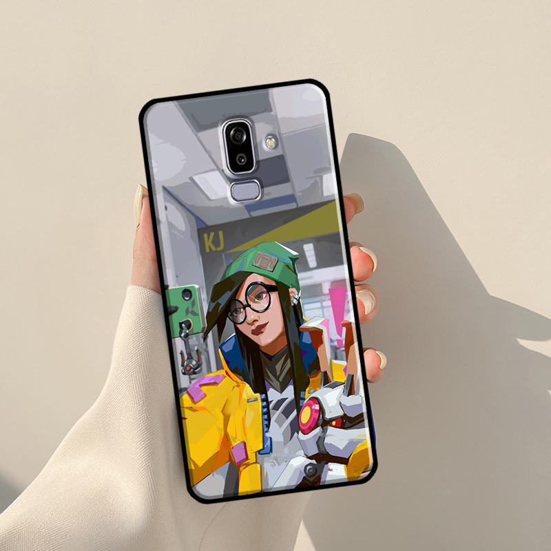 

Чехол Valorant Game для Samsung Galaxy J4 J6 Plus 2018 A6 A7 A8 A9 J8 J1 2016 A3 A5 J3 J7 J5 2017 чехол A3 2017 - A320