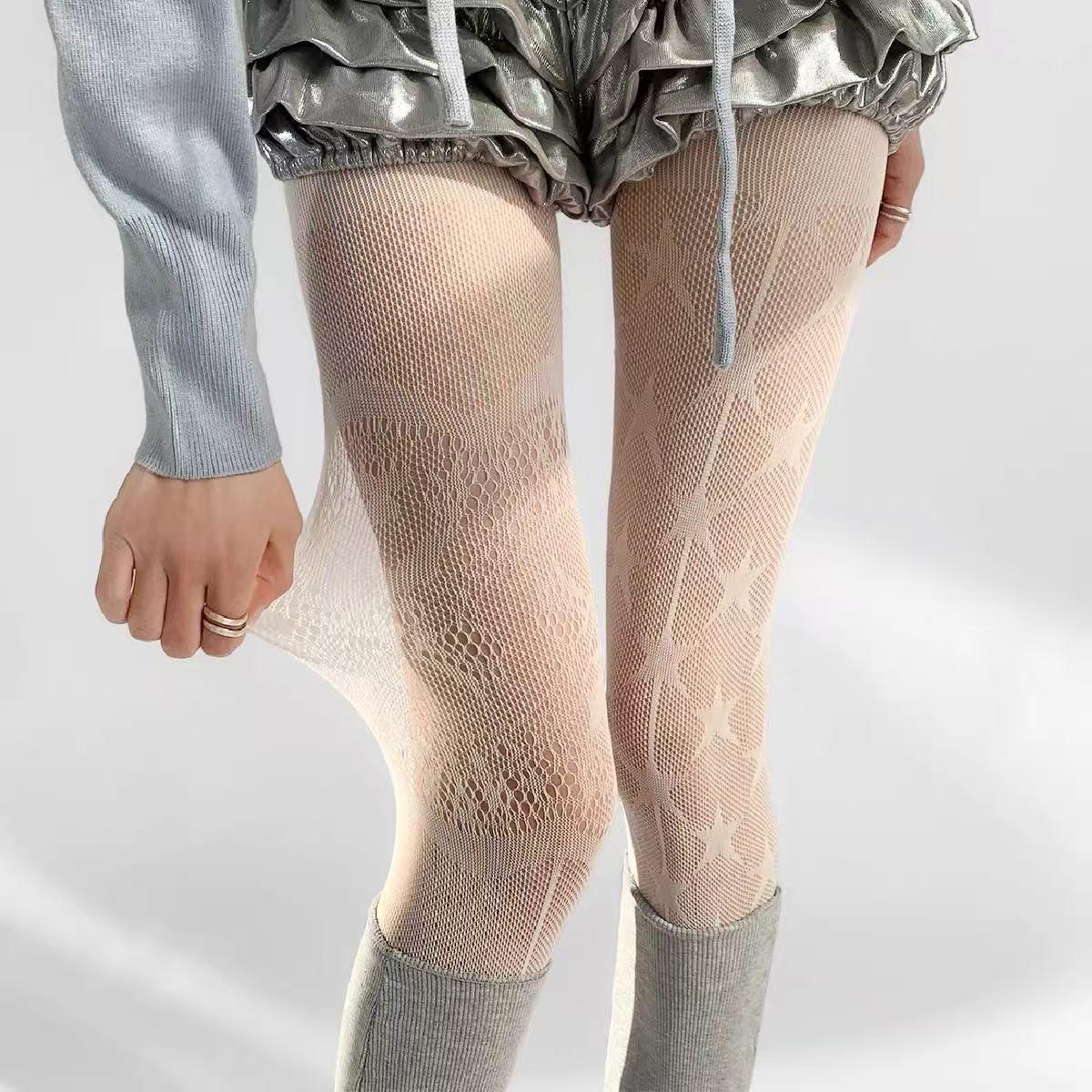 

Vertical Thread Stockings, Shrimp Thread, Black Thread, One-line Sexy Pantyhose, Ultra-thin , Beautiful Legs, Mature And Elegant . One Size білий