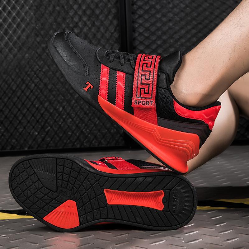 

Новые профессиональные кроссовки для приседаний, мужские и женские кроссовки для тяжелой атлетики, силовой лифтинг, поддержка при переноске веса, становая тяга, кроссовки для фитнес-тренировок в помещении 46