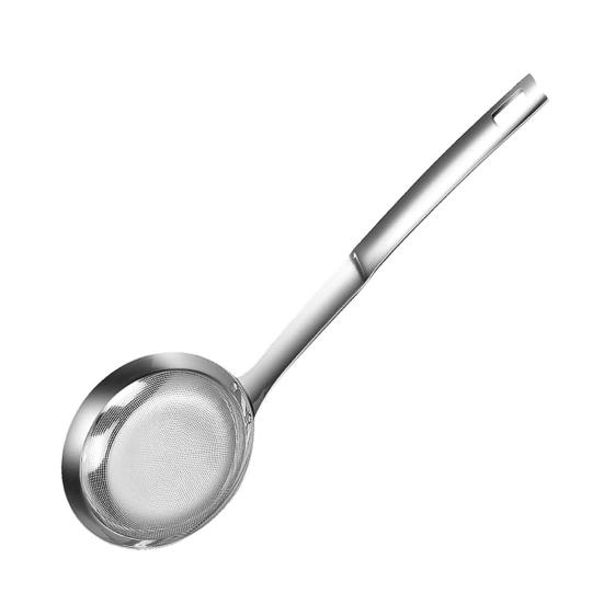 

Дуршлаг из нержавеющей стали, ложка-сито, мелкая сетка, ручка, масляный фильтр, сито для пищи, кухонный гаджет для супов, рагу, фруктов, овощей Small