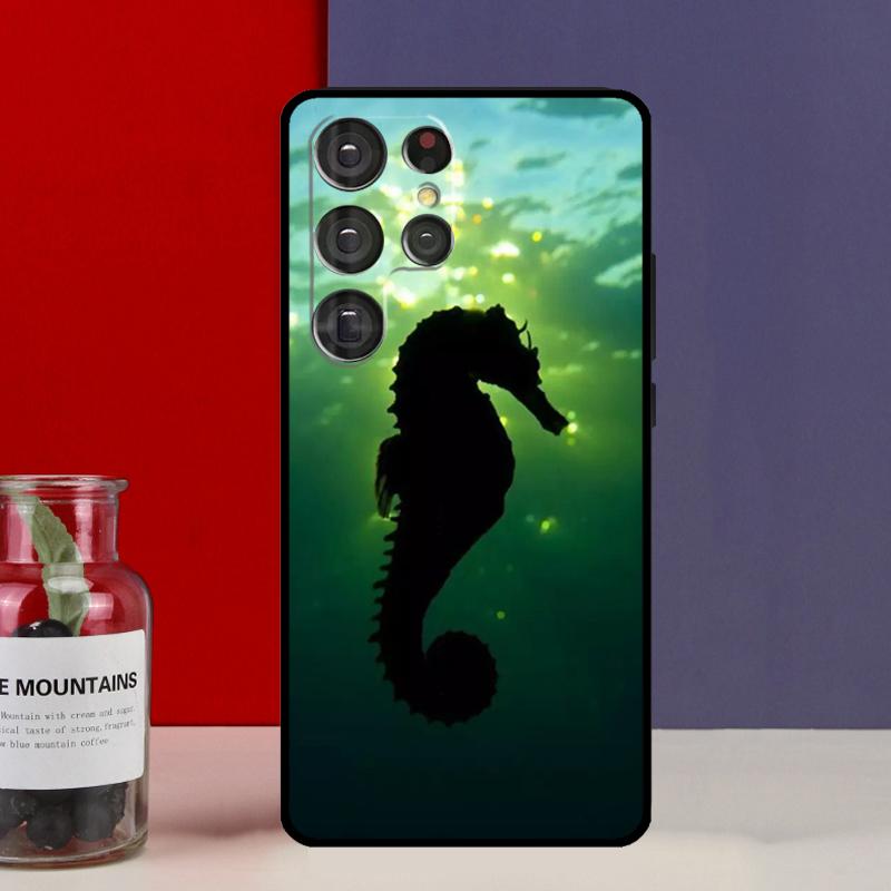 Starfish Seahorse Pattern Funda Case For Samsung Galaxy S25 Ultra S9 S10 S20 S21 S22 Plus S23 Ultra S24 FE Phone Cover