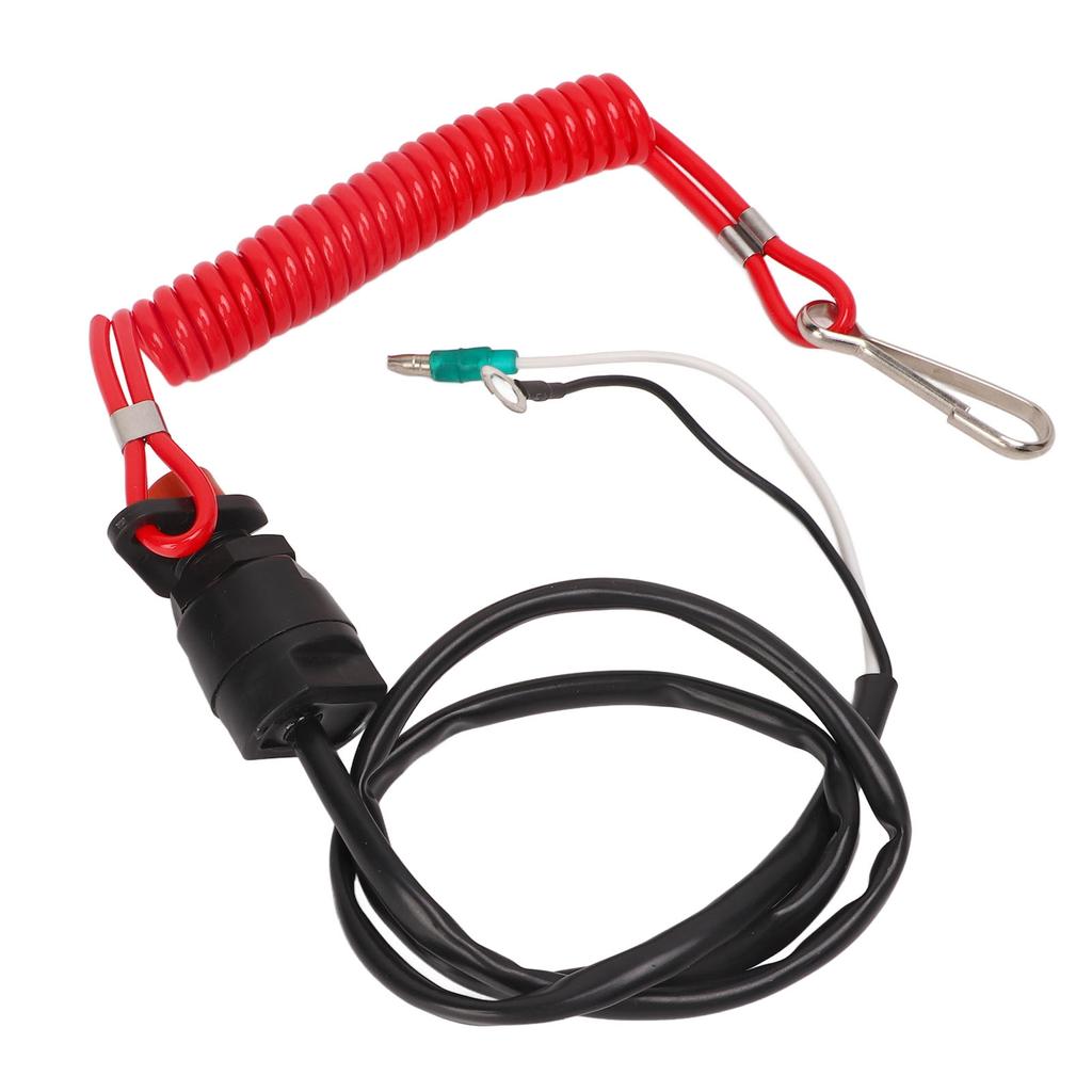 Outboard Engine Kill Switch ABS Waterproof Telescopic 75mm Marine Motor Flameout Switch for T30 T15