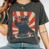 Funny DJ Cat With Headphones Shirt for Music Lovers – Cute Retro Cat DJ Tee, Stylish Graphic T-Shirt for Festivals, Parties and Cat Lovers
