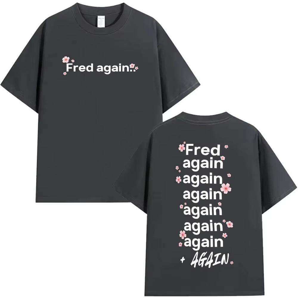 Fred Again Musica Album Fan Magliette Uomo Donna Moda Estiva Cotone Oversize Maglietta Abbigliamento T-shirt