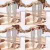 Artificial Crystal Dangle Earrings With Geometric Design For Bridal And Evening Wear