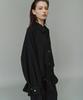 SIYAZU Siot4203 Oversized Fluid Belted Jacket_Black