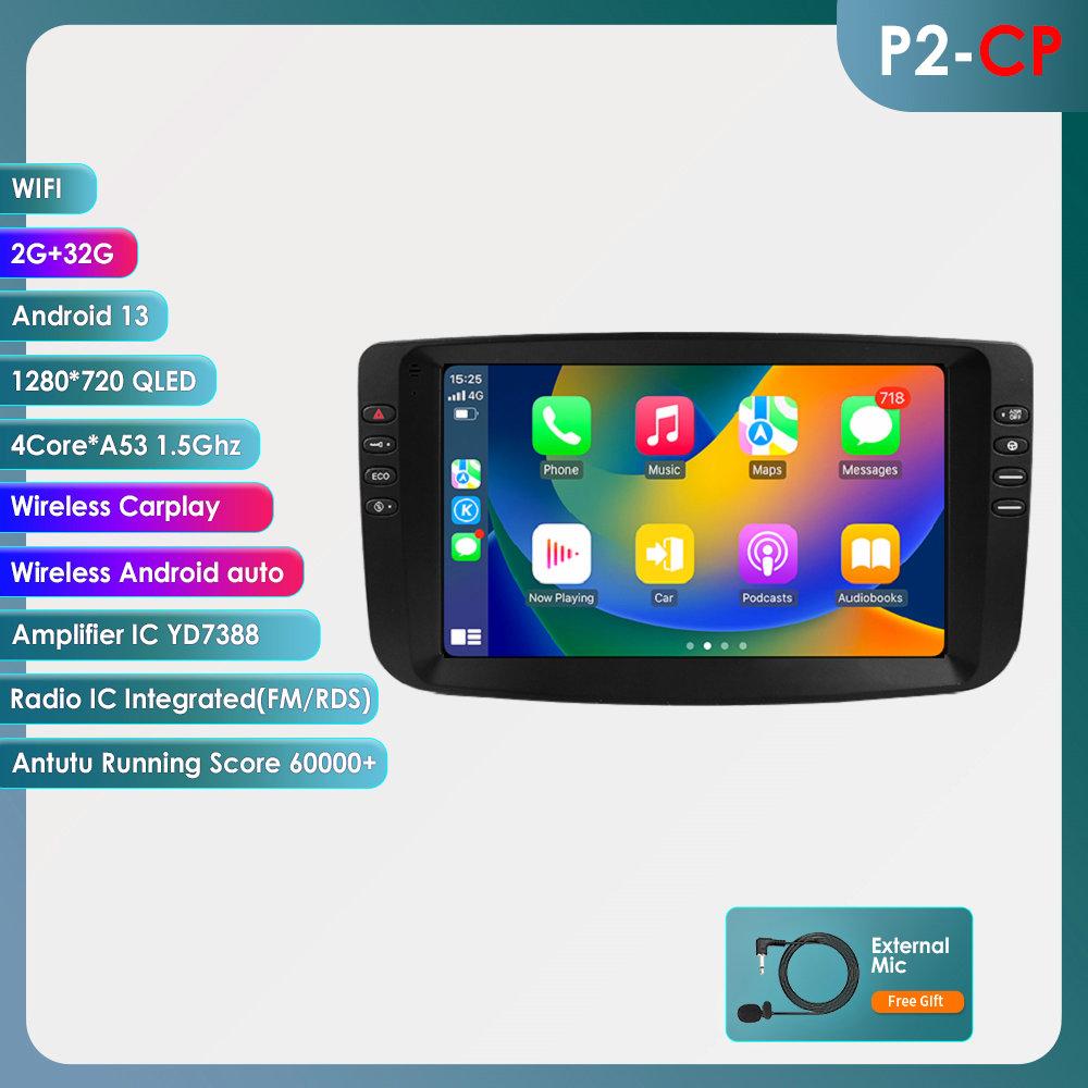 

9-дюймовый Carplay 4G 2 Din Android 13 автомобильное радио для Fiat Linea 2012 - 2015 Fiat Punto EVO мультимедийный видеоплеер Navi GPS DSP WIFI интеллектуальный экран P2CP 4Core 2G 32G