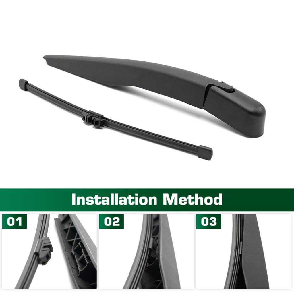 Wycieraczka 11" Zestaw Wycieraczki Tylnej i Ramienia Do Ford Ecosport II MK2 2017 - 2023 Szyba Przednia Okno Deszczowa Szczotka