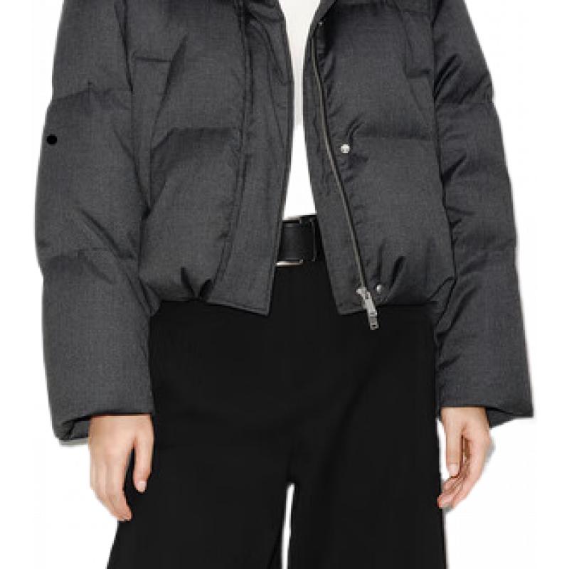 

MO&Co. Деконструированные широкие брюки с высокой посадкой в стиле кэжуал с инфракрасным подогревом M 165