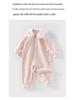 Autumn 2025 Newborn Embroidered Collar Bodysuit for Spring Outings