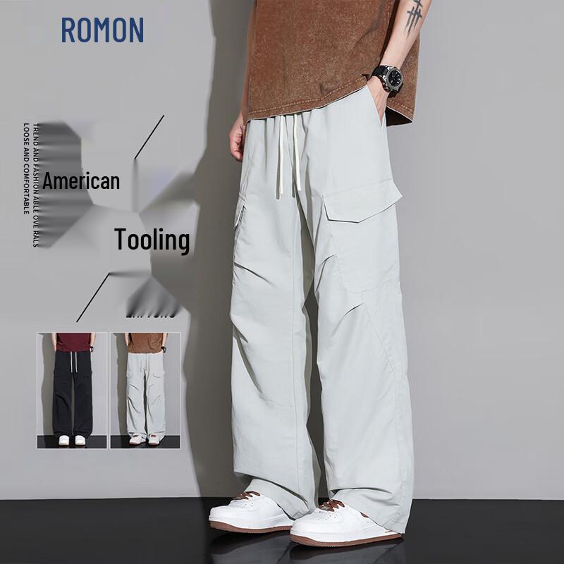 ROMON Men s American Style Cargo Casual Pants XL