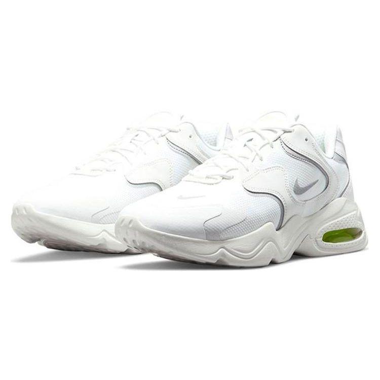Nike Air Max 2X White Metallic Silver Men Sneakers Summit-White CK2943-105