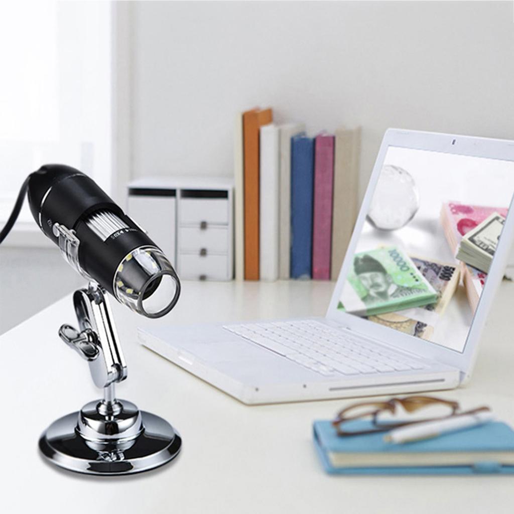 1600X USB Digital Microscope for Industrial View Hand-held Detecting with 8 White LED Lights
