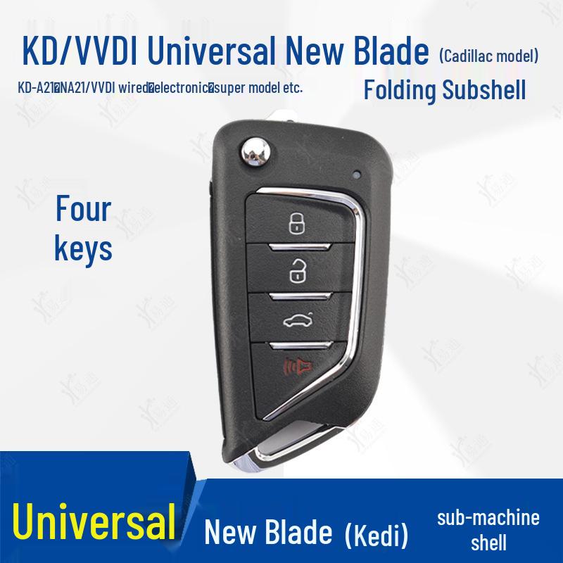 KD VVDI TY Sub-Key Replacement Shell for B5 A6 DS Hyundai Folding Blade