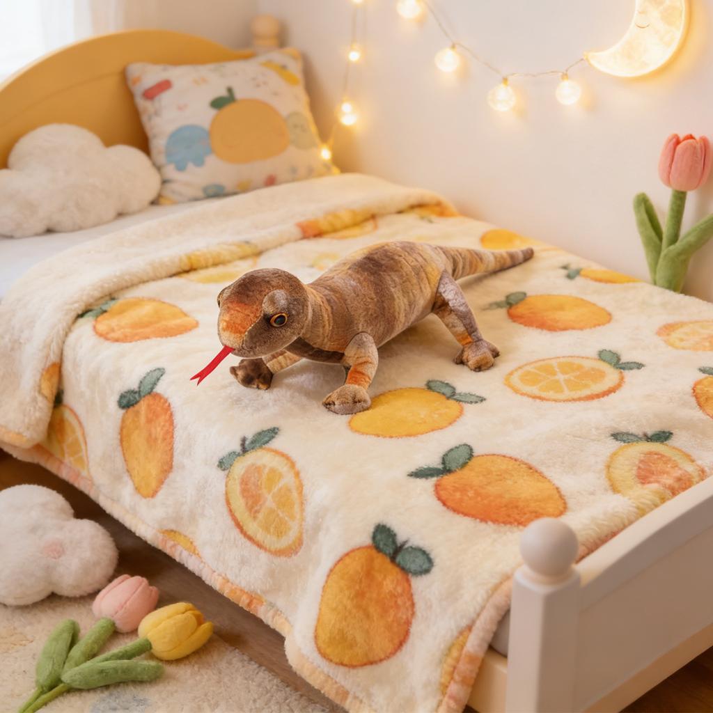 Realistisches Eidechsen-Stofftier, Geschenk für Kinder, Heimdekoration, Kuscheltier