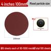 4-inch Stainless Steel Flocked Sandpaper Disc for Drill and Grinder Polishing.