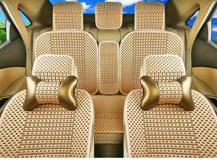 Ice Silk Car Seat Covers for Geely: All-Season, Universal Fit for Binyue, Vision X3/X6, and Xingrui L