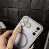 For Magsafe Magnetic Wireless Charge Case For iPhone 17 16 15 14 13 12 11 Pro Max 17Air 16e Silicone Glass Lens Protection Cover
