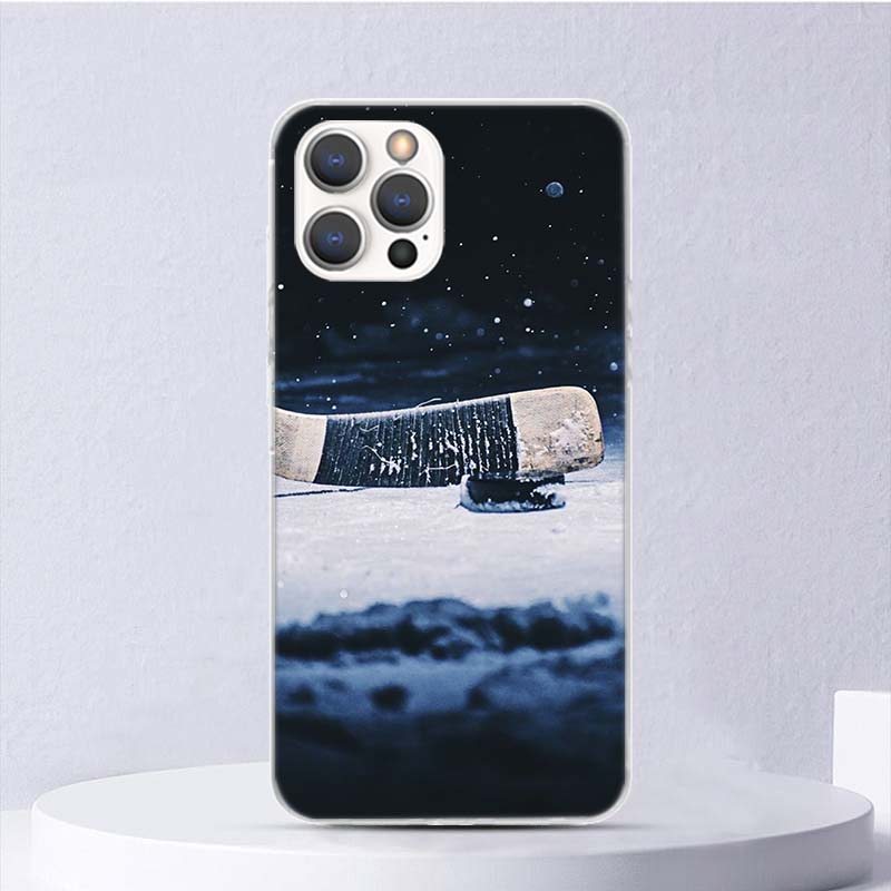 Ice Hockey Rink Sport Soft Case For iPhone 16 17 Air 16E 15 Plus 11 12 13 Mini 14 Pro Max Phone Cover Apple 7 8 SE Coque Funda 1