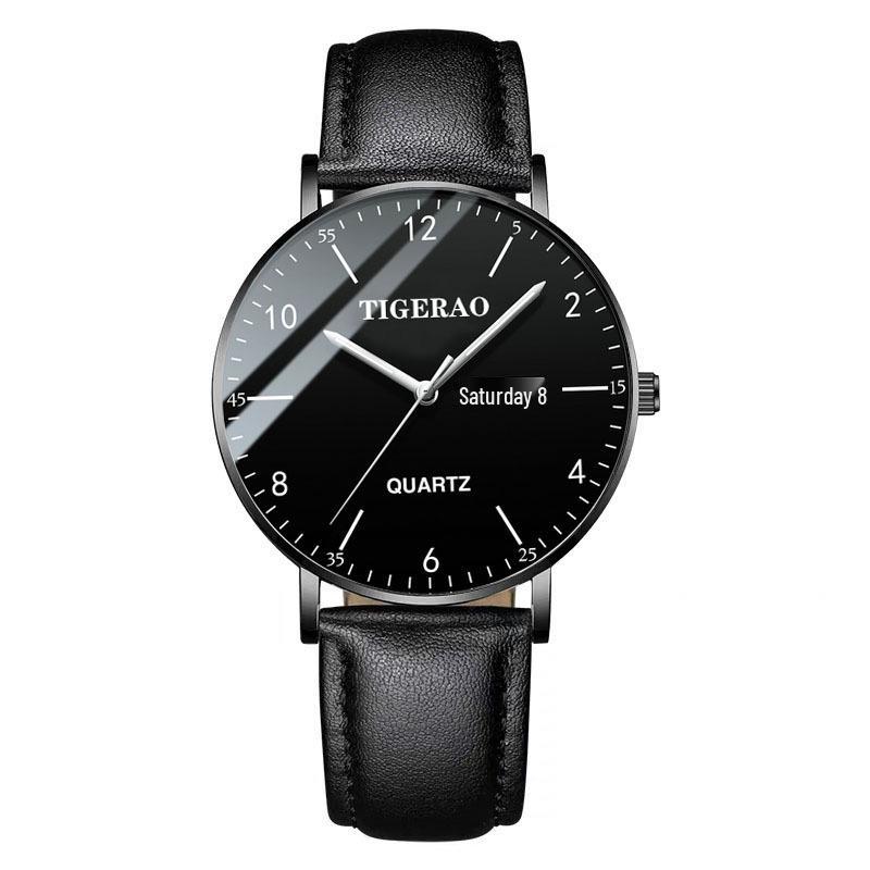 Ultra-thin Men's Trendy Mechanical & Quartz Waterproof Watch for Teenagers and Students