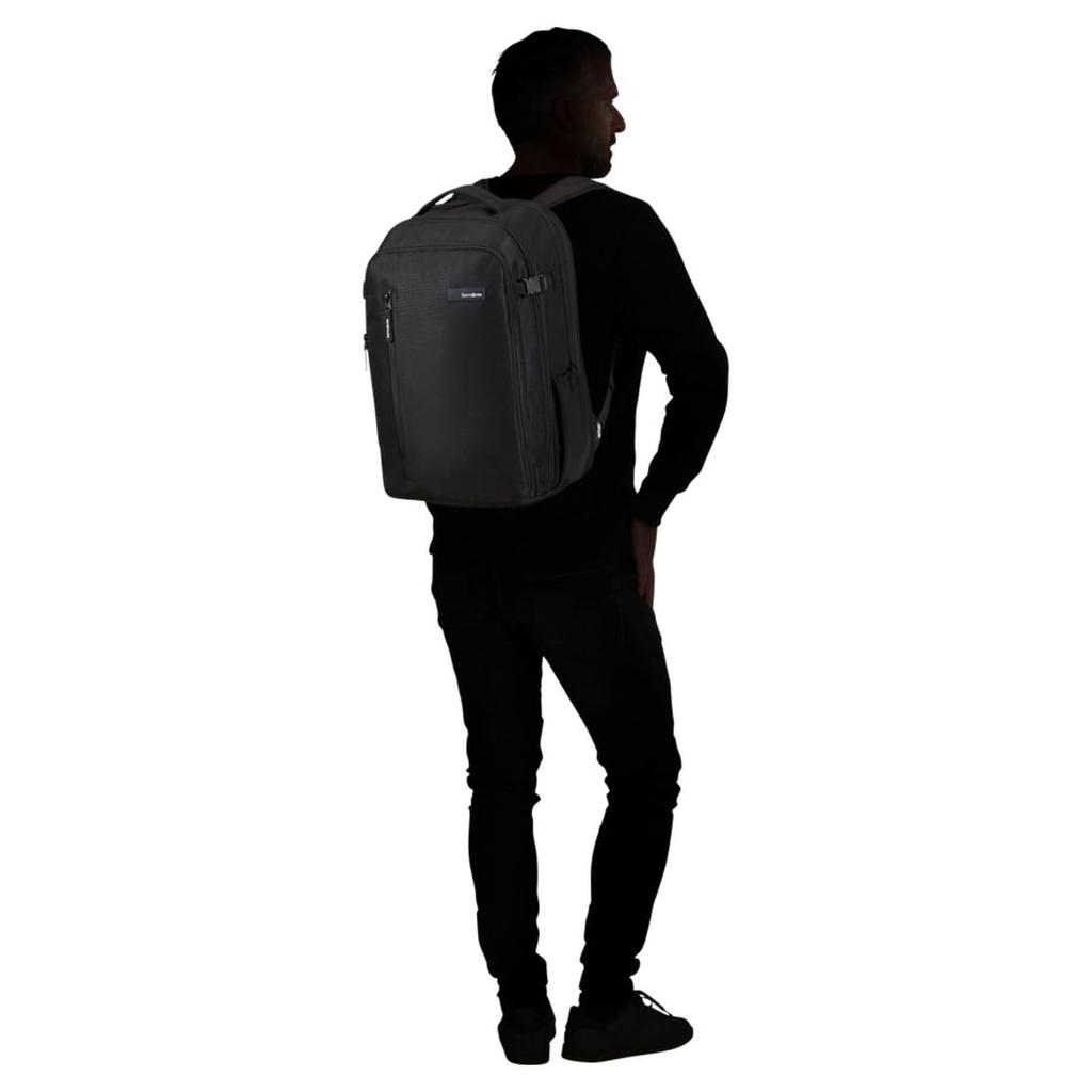 Lauder PC business school large capacity [Samsonite] Backpack, compatible, water-repellent, bag, bag, rucksack, backpack, lightweight, 39.5L (Black)