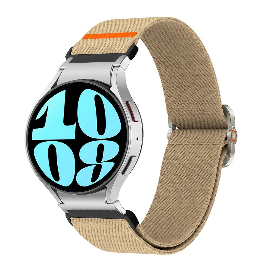 Ремешок для браслета Samsung Galaxy Watch 7/6/5/4 40 44 мм Плетеный нейлоновый спортивный ремешок для Galaxy watch 6/4 Classic 5 Pro Умные часы