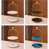 Bird Cage Cosmetic Organizer Lipstick Perfume Storage Skin Care Rack Bathroom Decor Gift Accessory