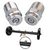 2Pcs 0/15/25/40 Degree Water Jet Angle Speed 1/4Thread Pressure Washer Cleaning Nozzle For Pressure Washer Jet Wash Spray Nozzle